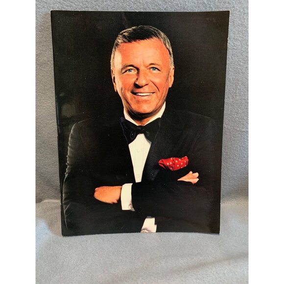 Frank Sinatra 1990 Diamond Jubilee World Tour Book Program Photos & Biography - Picture 1 of 8